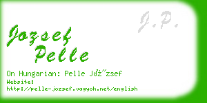 jozsef pelle business card